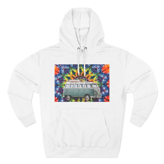 Tie dye 21 Three-Panel Fleece Hoodie