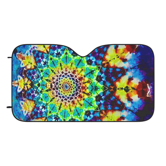 AA Tie Dye Car Sun Shades