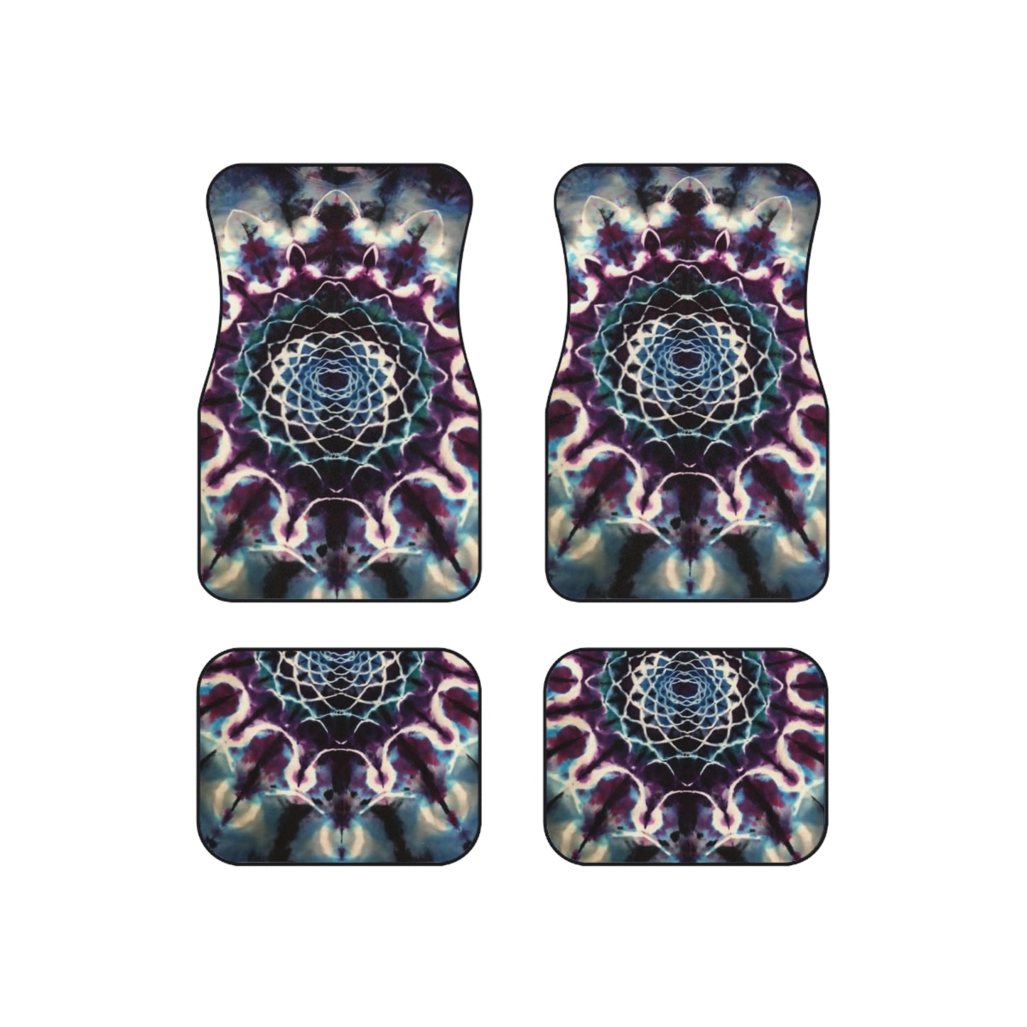 Tie dye Car Mats (Set of 4)