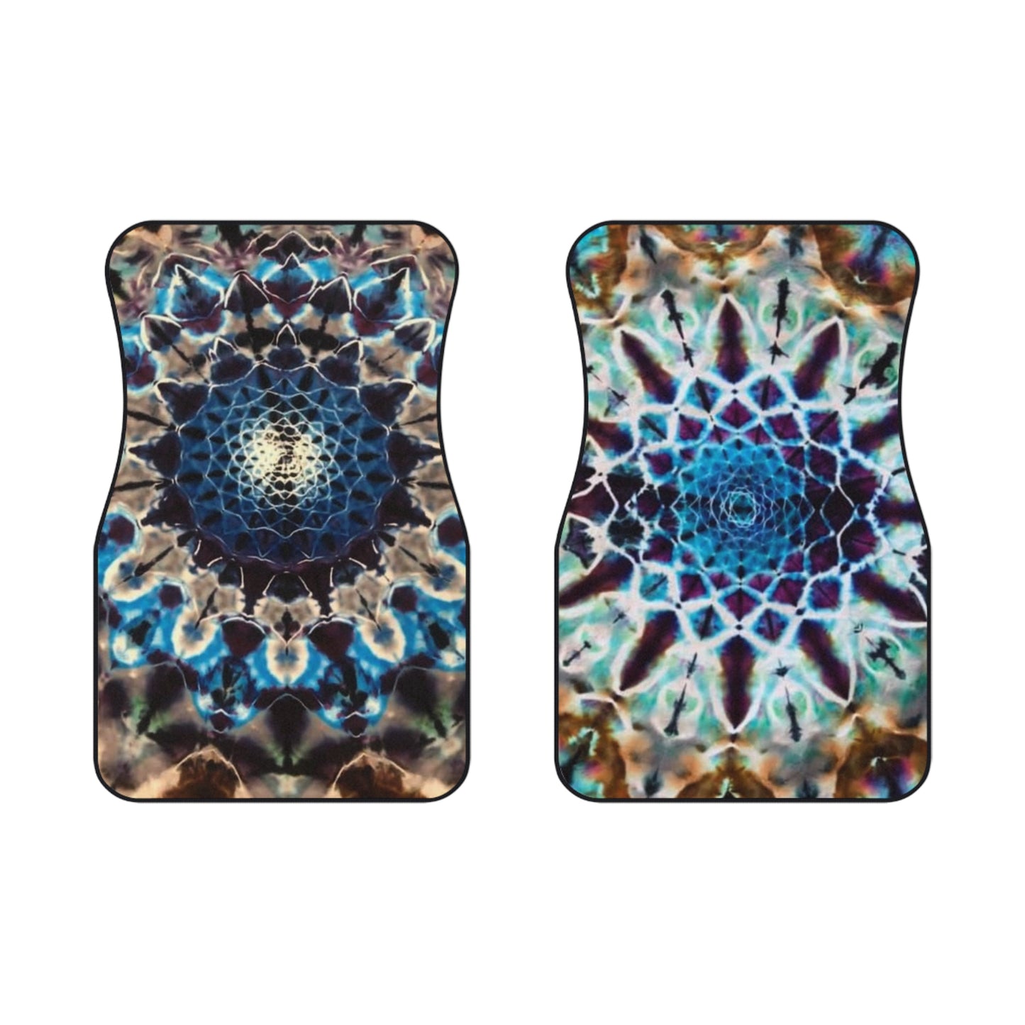 Tie Dye Car Mats (2x Front)