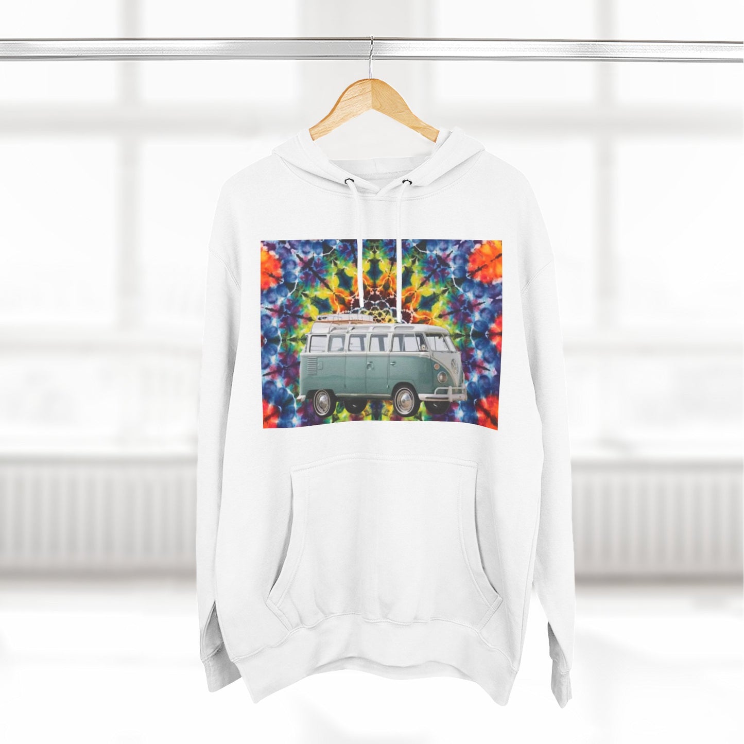 Tie dye 21 Three-Panel Fleece Hoodie